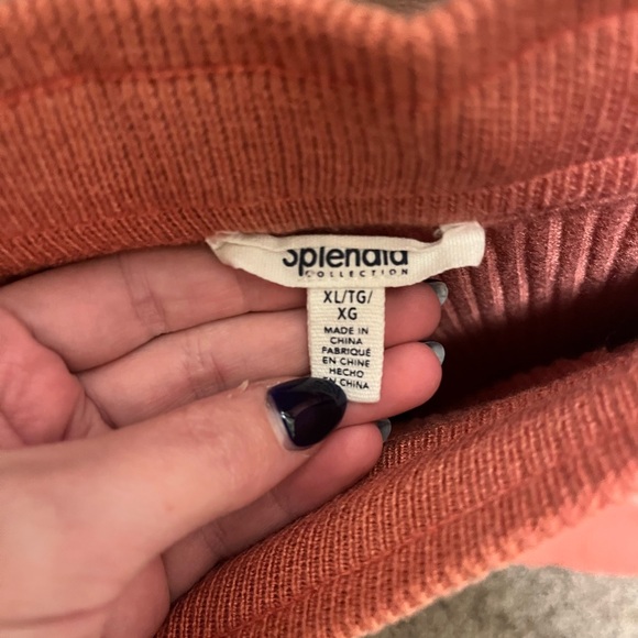 Splendid Terracotta Ribbed Pants - Picture 3 of 3